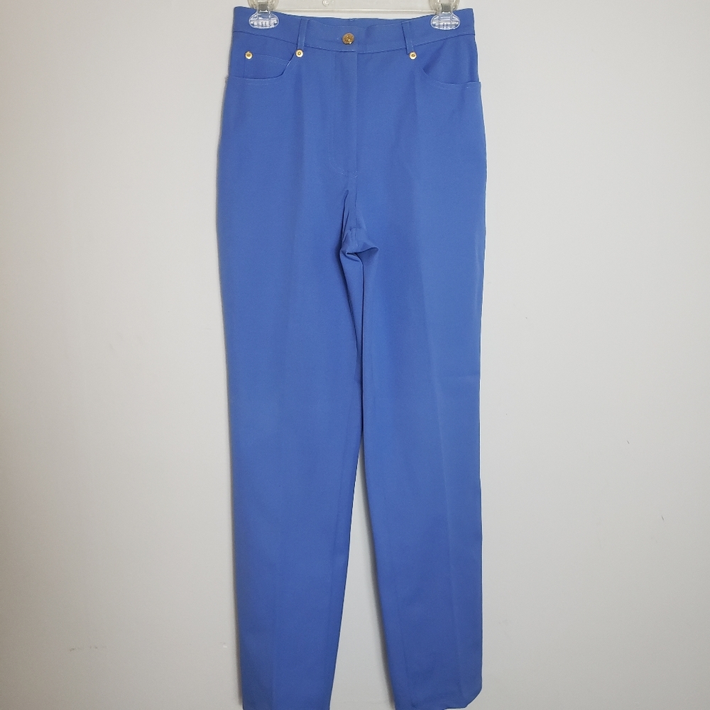 St. John Sport periwinkle trouser pant Sz 4